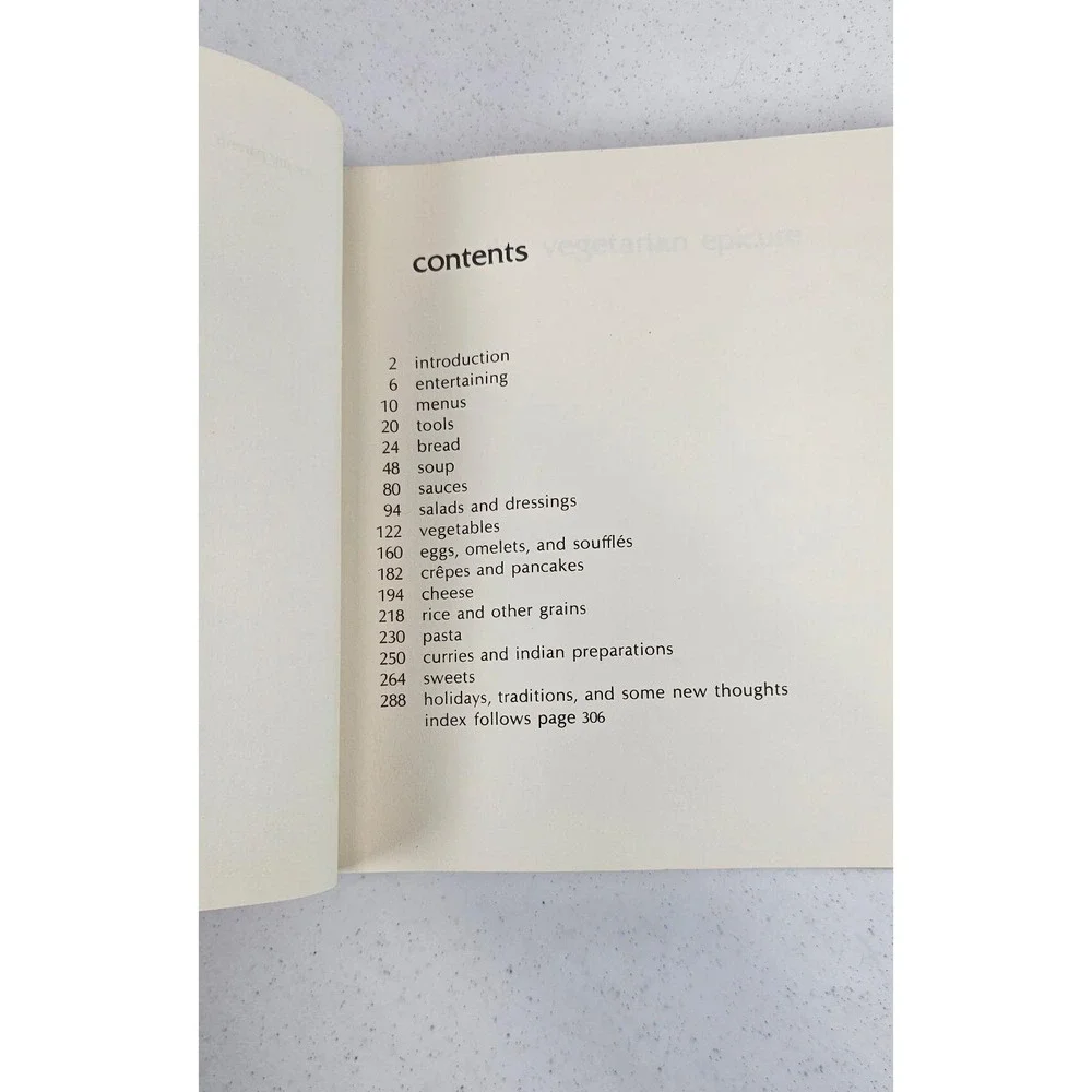 Vintage‎ 1972 The Vegetarian Epicure Recipes Cookbook Cooking Cook Book